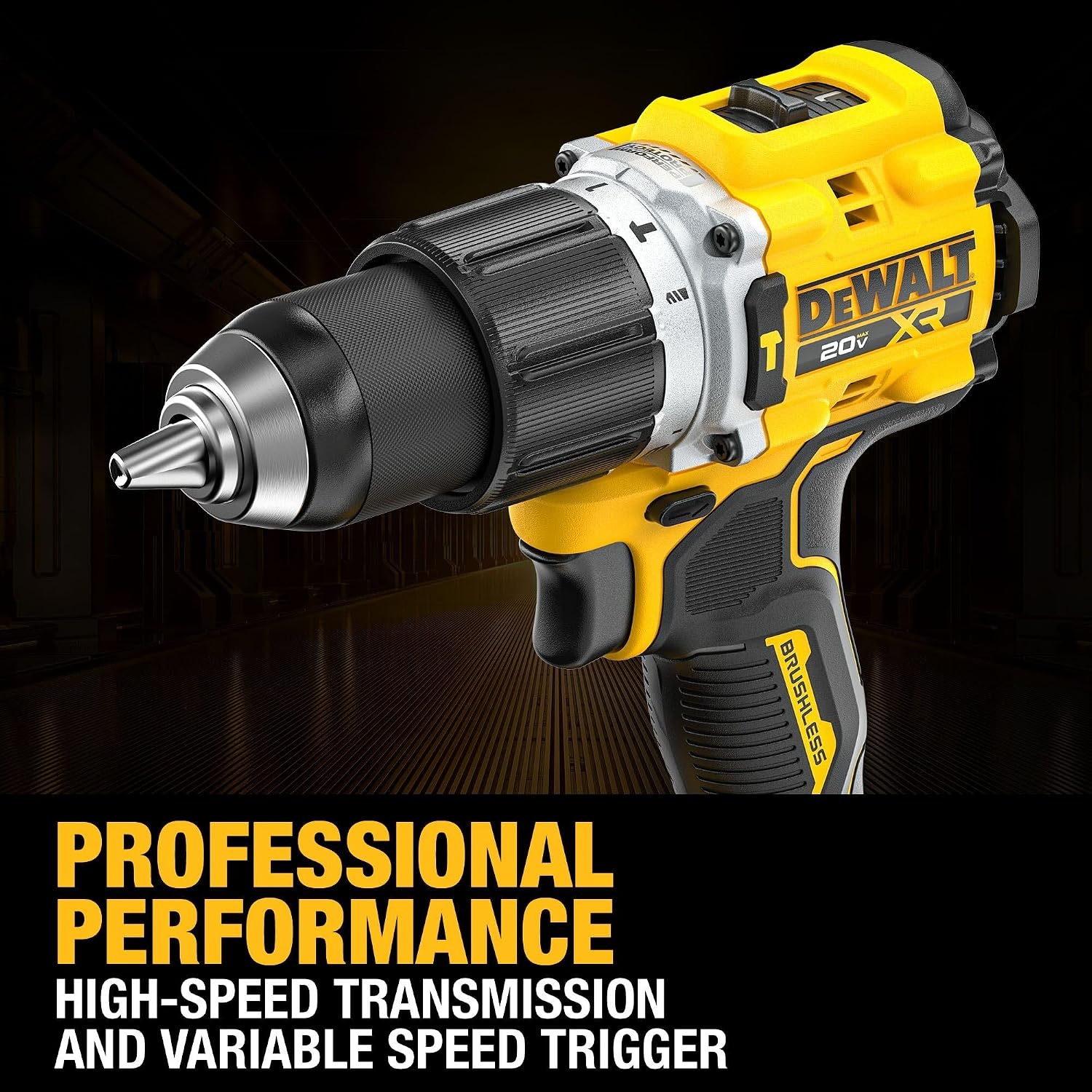 image:imageDEWALT 20V MAX XR Impact Driver and Hammer Drill Cordless Power Tool Combo Kit Includes 2 x 4ah POWERPACK Batteries and a Charger DCK250QQ2