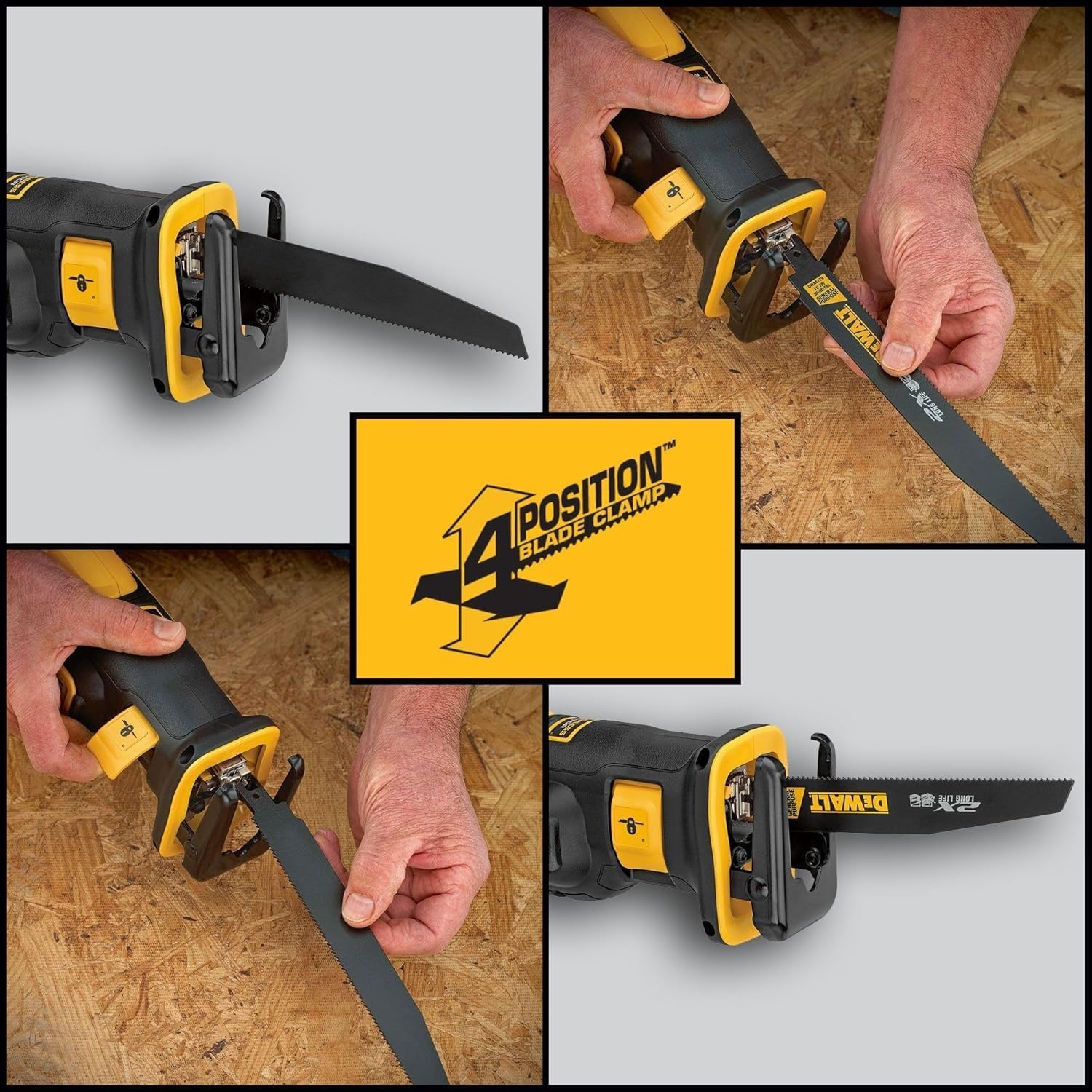 image:imageDEWALT 20V MAX XR Reciprocating Saw Cordless Brushless CompactVariable Speed Pivoting Head LED Light Tool Only DCS367BRecip Saw Only