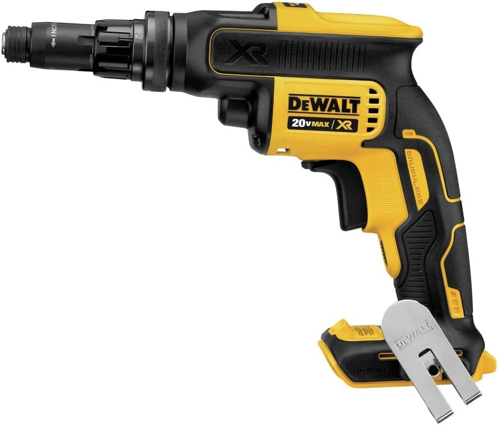 image:imageDEWALT 20V MAX XR Screw Gun VersaClutch Adjustable Torque Tool Only DCF622B Brushless Motor Up to 2 000 Rpm 14 Hex QuickChange Chuck LED Belt HookScrew Gun Only