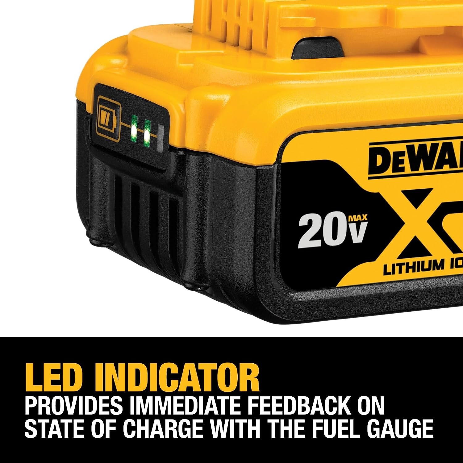 image:imageDEWALT 20V Max Battery 4 Pack Includes 2 x 50Ah Extended Runtime Batteries and 2 x 20Ah Compact Batteries DCB235440 Ah 20 Ah