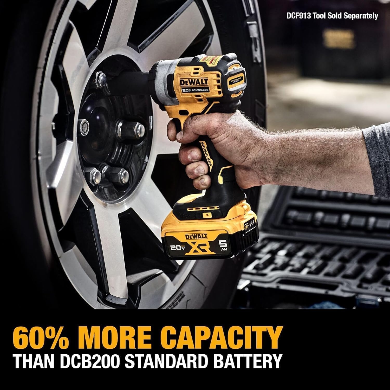image:imageDEWALT 20V Max Battery 4 Pack Includes 2 x 50Ah Extended Runtime Batteries and 2 x 20Ah Compact Batteries DCB235450 Ah 20 Ah