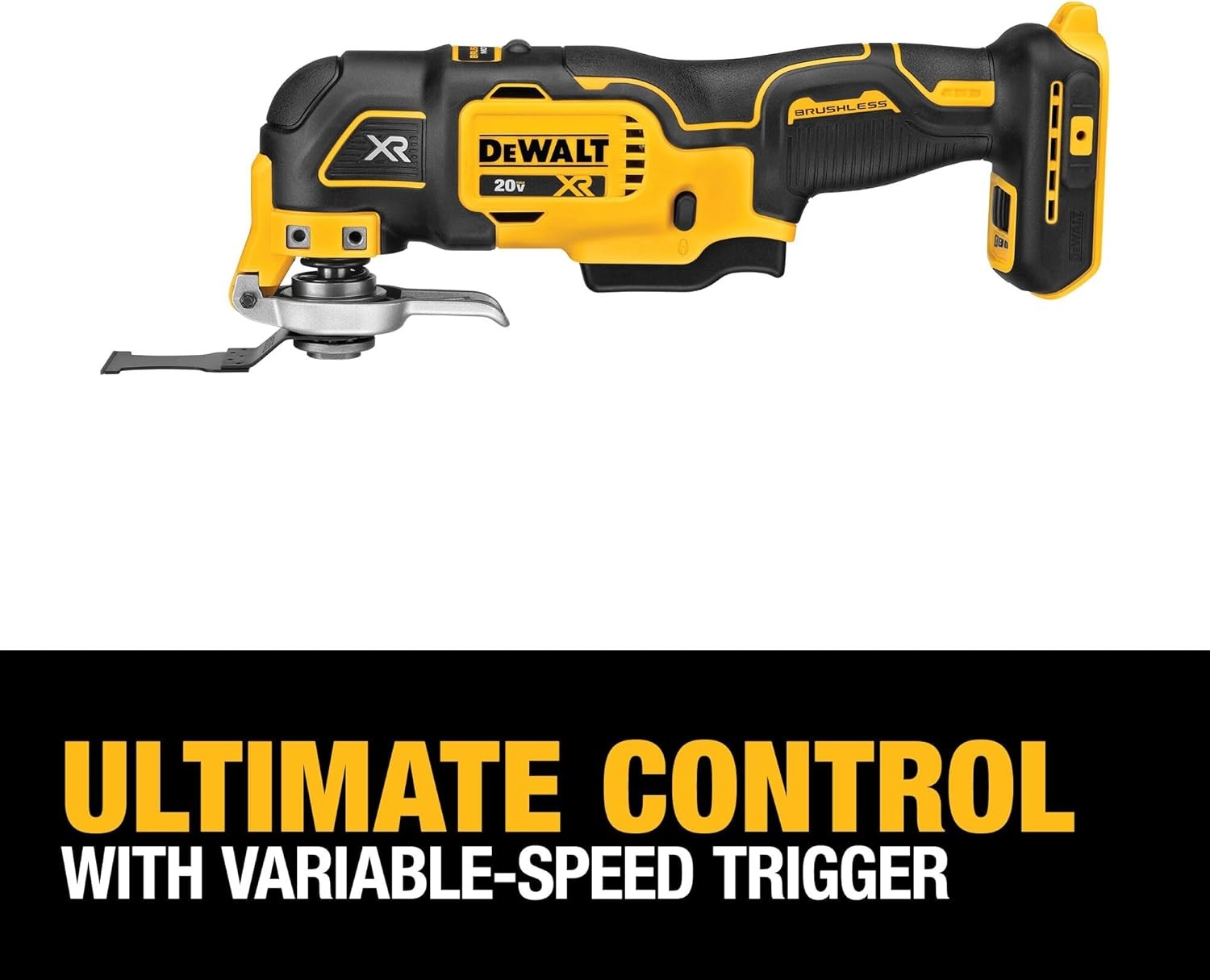 image:imageDEWALT 20V Oscillating Tool Cordless Wood Blades Sandpaper Tool Bag Battery and Charger Included DCS356SD1Tool Only