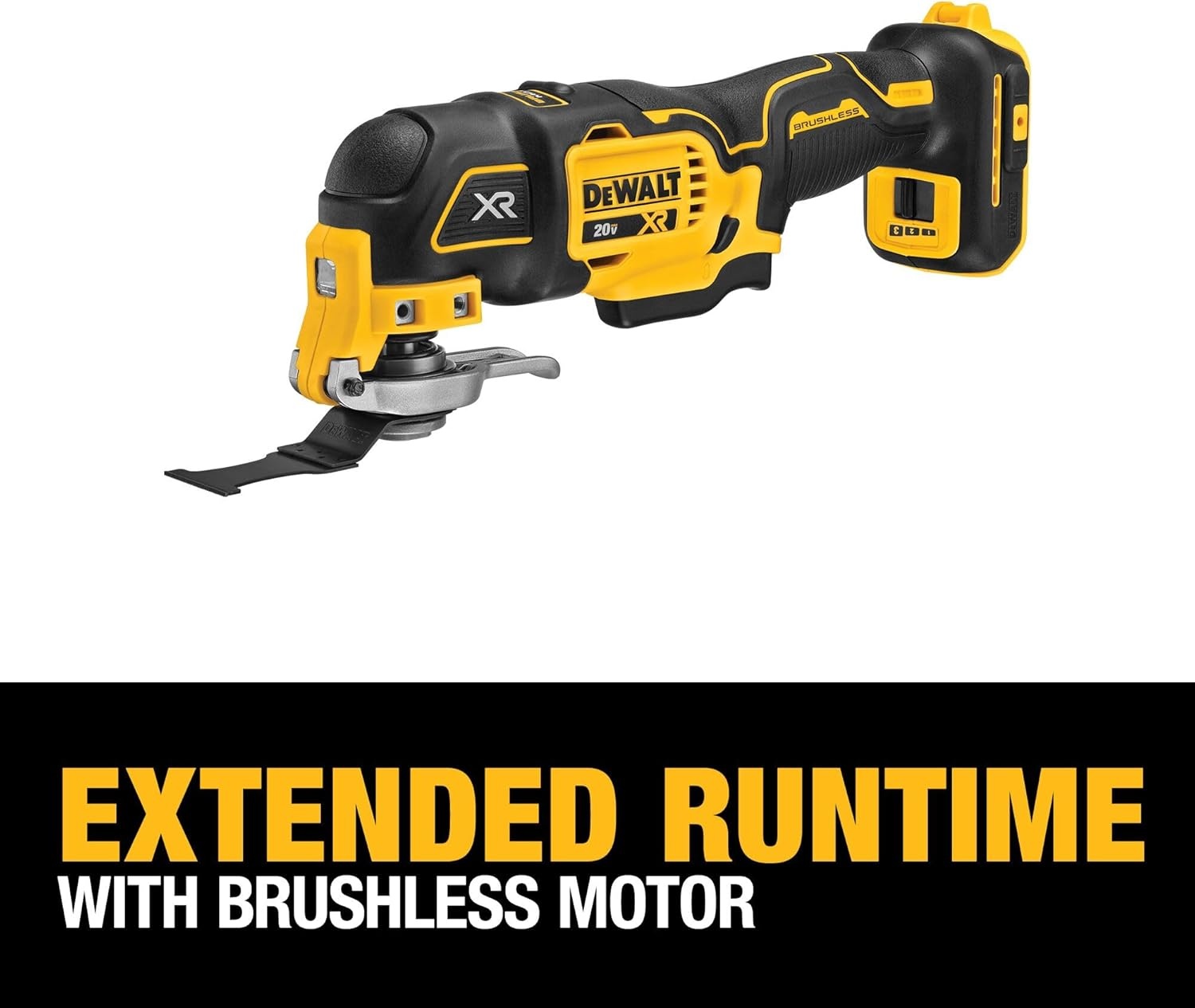 image:imageDEWALT 20V Oscillating Tool Cordless Wood Blades Sandpaper Tool Bag Battery and Charger Included DCS356SD1Tool Only