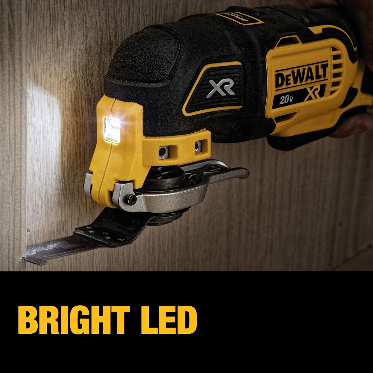 image:imageDEWALT 20V Oscillating Tool Cordless Wood Blades Sandpaper Tool Bag Battery and Charger Included DCS356SD1Tool Only Pack of 4