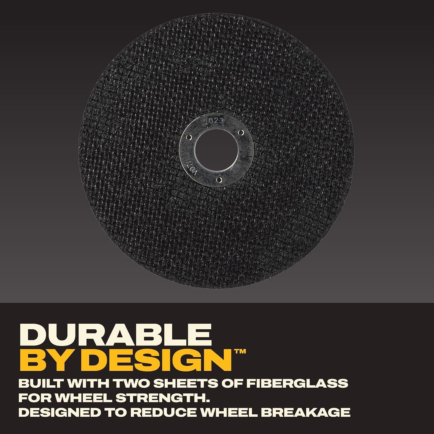 image:imageDEWALT 412 In x 045 in Aluminum Oxide Bonded Abrasive Cut Off Blade with 78 in Arbor 15 Pack General Purpose Cutting Wheels DWA8051B15