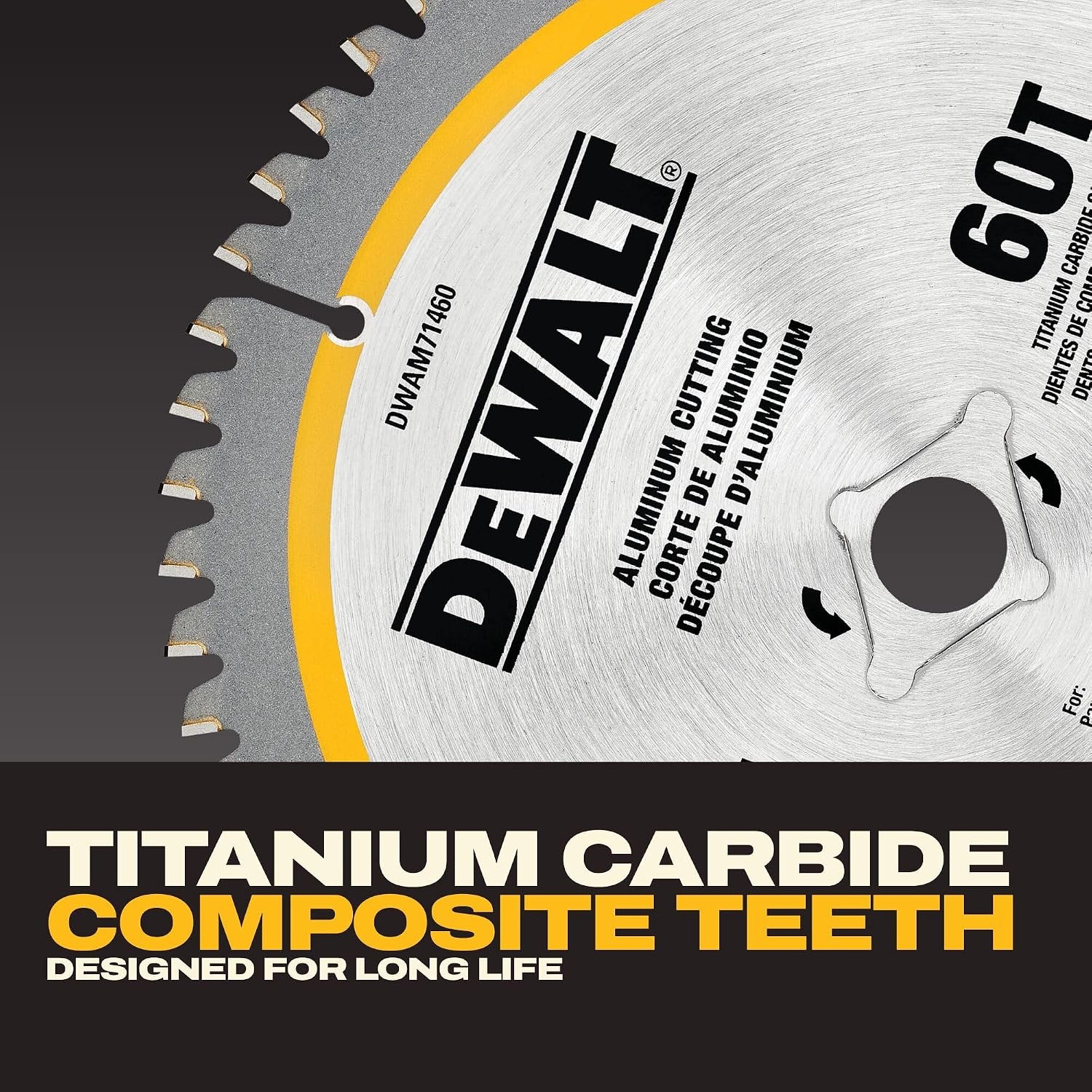 image:imageDEWALT 714In 60T Aluminum Saw Blade DWAM71460
