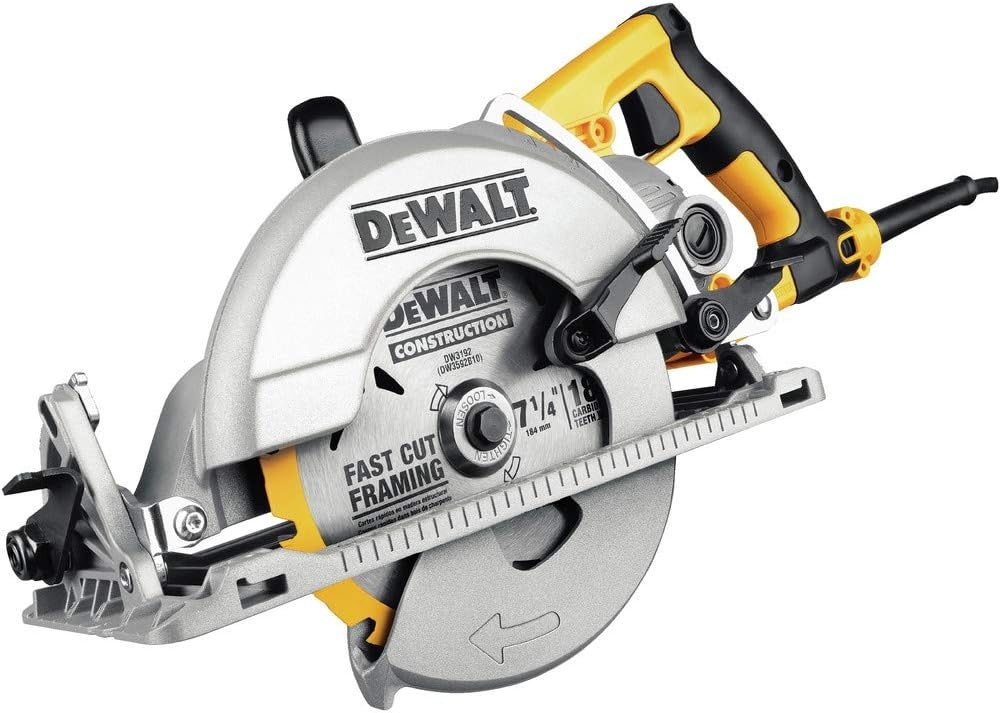 image:imageDEWALT 714Inch Circular Saw 15Amp Worm Drive Corded DWS535B714Inch