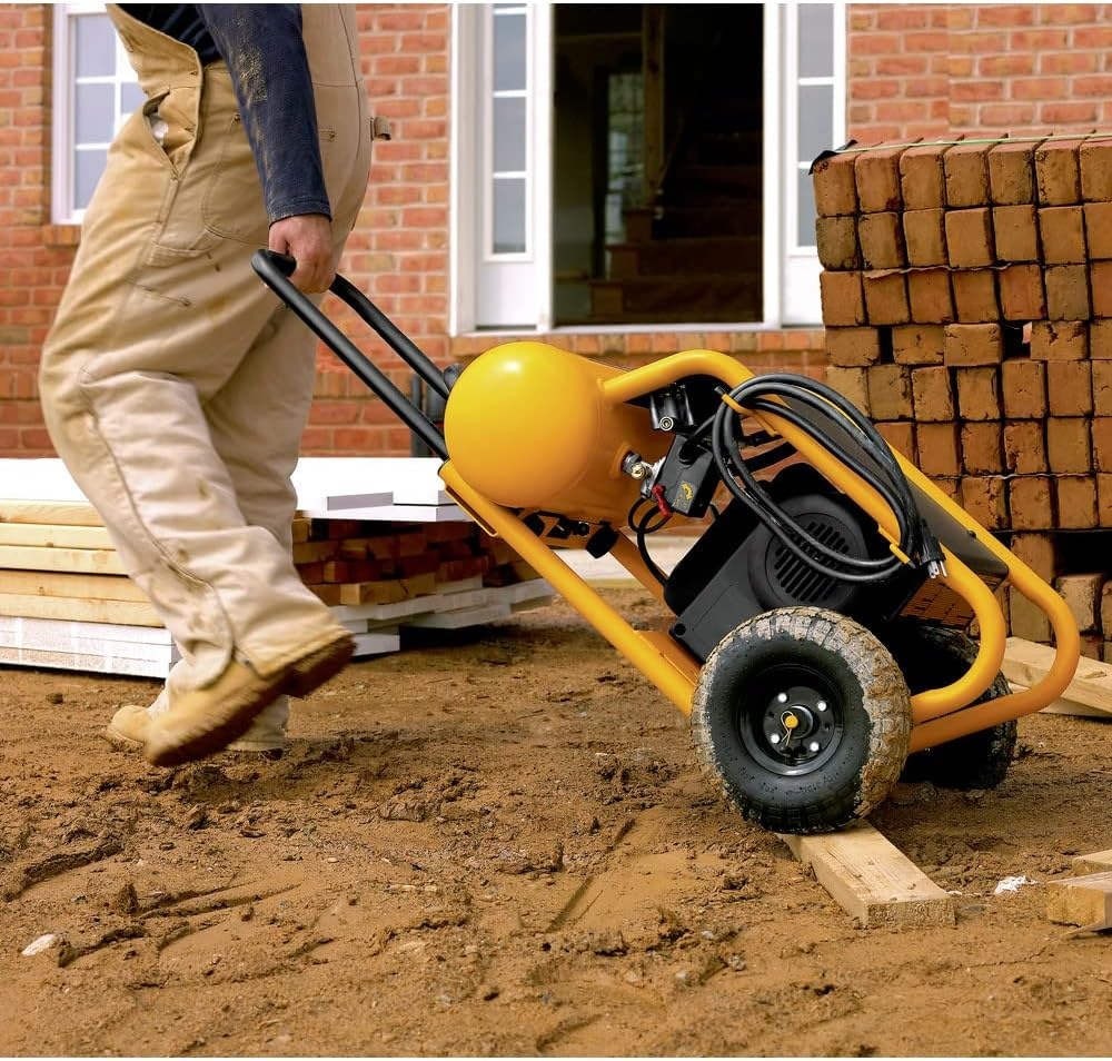 image:imageDEWALT Air Compressor 225PSI Max Hand Carry with Wheels 412 Gallon D55146