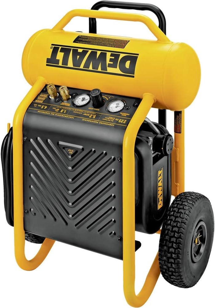 image:imageDEWALT Air Compressor 225PSI Max Hand Carry with Wheels 412 Gallon D55146