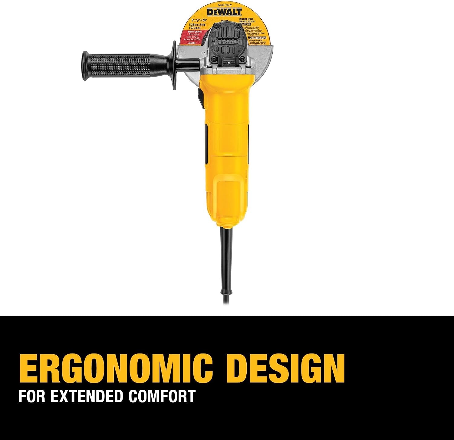 image:imageDEWALT Angle Grinder OneTouch Guard 412 Inch DWE4011Angle Grinder Only