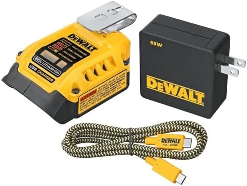 image:imageDEWALT Battery Charger and USB Wall Charging Kit DCB094K