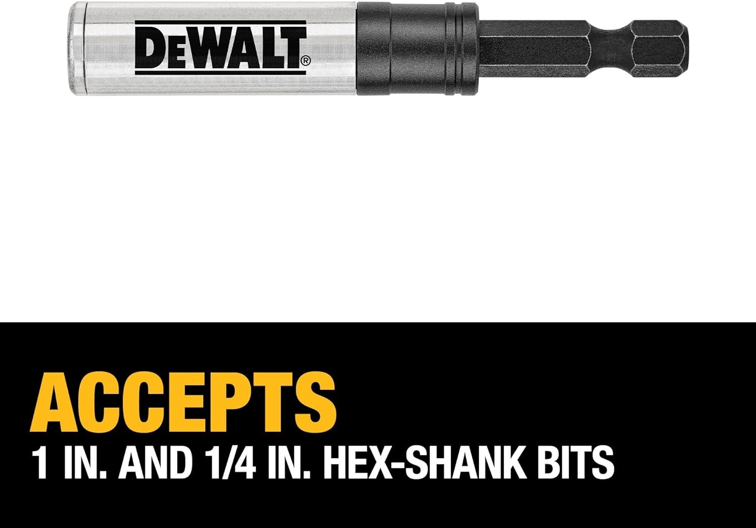 image:imageDEWALT Bit Holder 3in1 Impact Ready DWA3HLDFT1 Count Pack of 1