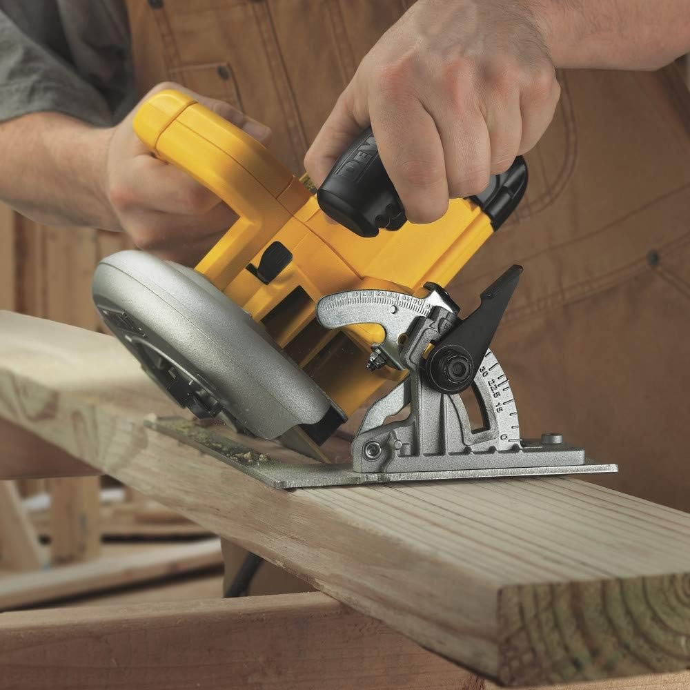 image:imageDEWALT Circular Saw 714 inch Pivoting with up to 57 Degree Bevel Corded DWE575SBCircular Saw Only