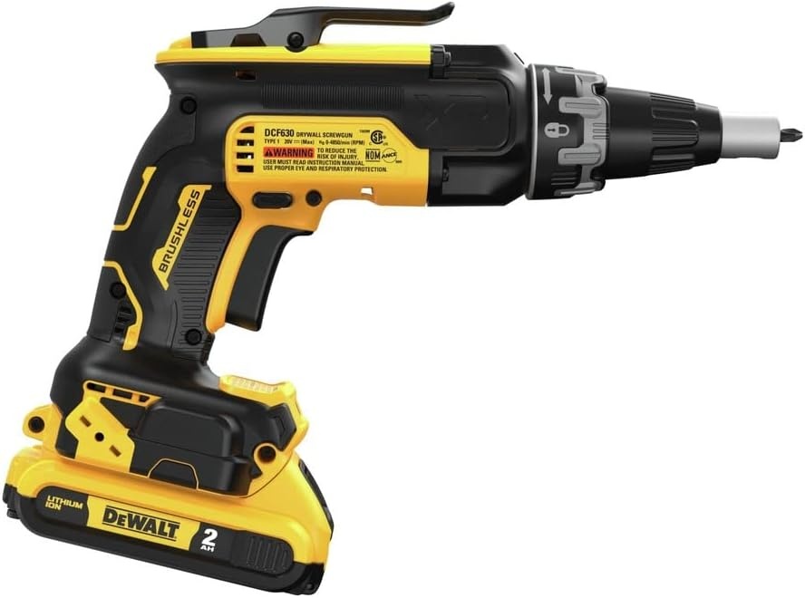 image:imageDEWALT DCF620D2 20V Drywall Screw Gun20V MAX Drywall Screwgun Kit