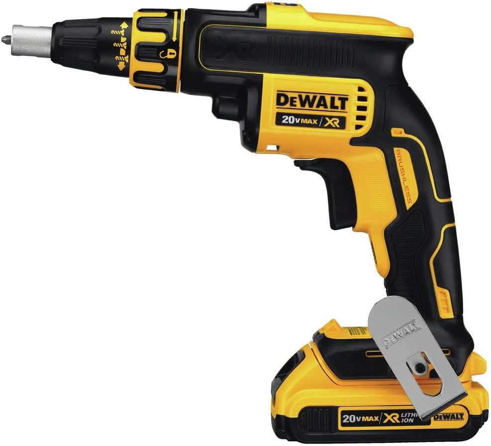 image:imageDEWALT DCF620D2 20V Drywall Screw GunNEW 20V MAX XR Drywall Screwgun Kit