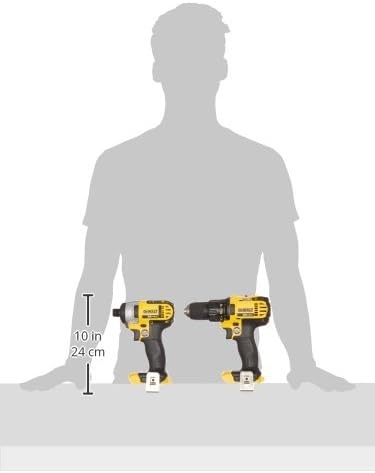 image:imageDEWALT DCK280C2 20V MAX Impact Driver and Drill Combo KitImpact DriverDrill Combo Only