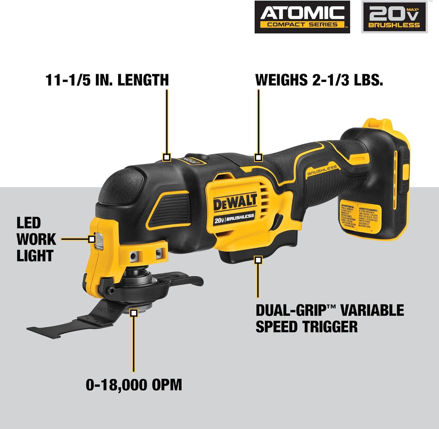 image:imageDEWALT DCK489D2 20V Atomic 4Tool Combo KIT