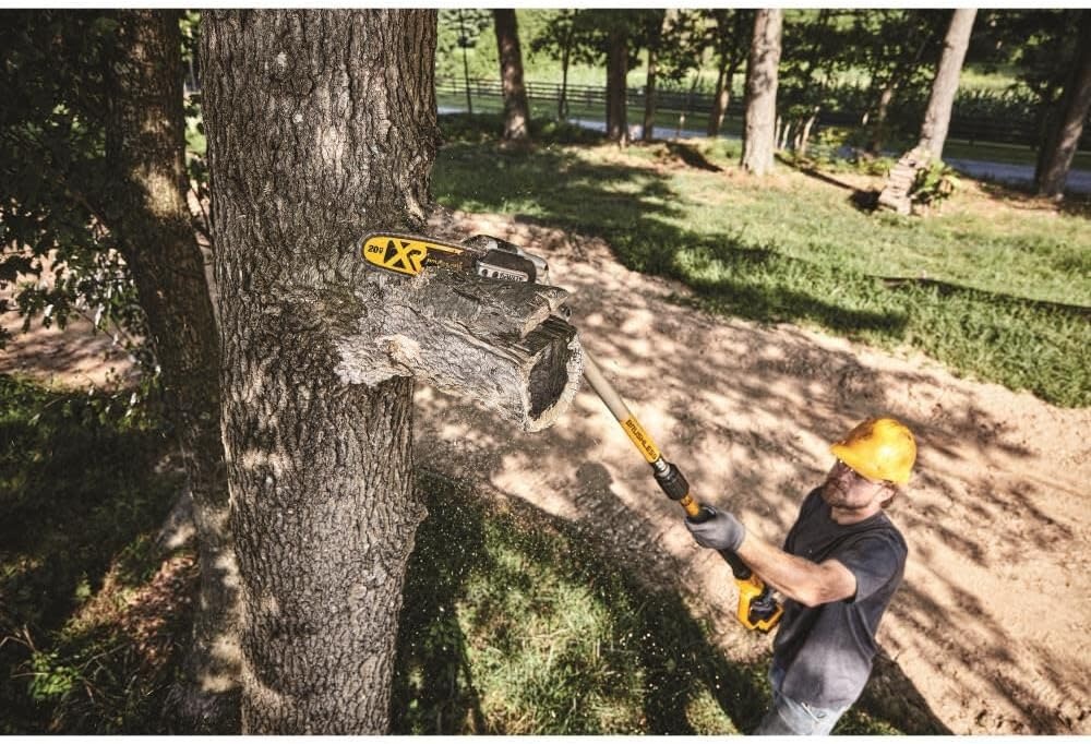 image:imageDEWALT DCKO86M1 20V MAX Cordless Pole Saw and Pole Hedge Trimmer Combo Kit