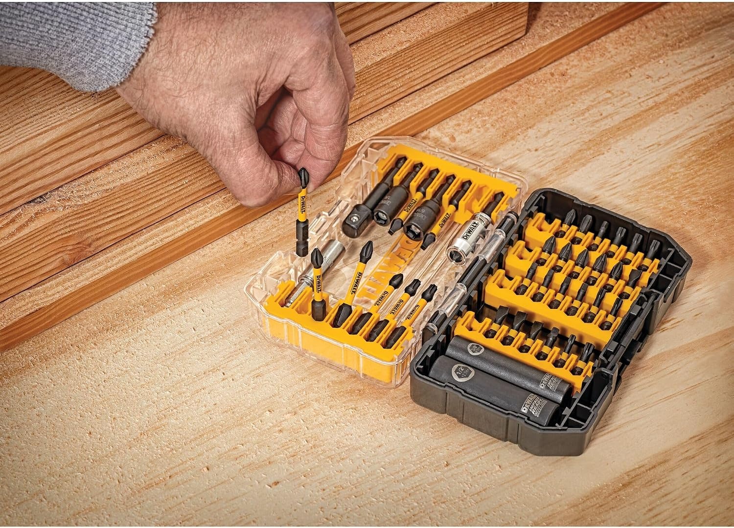 image:imageDEWALT DWA2NGFT40IR Impact Ready Flextorq 40Piece Steel Screwdriver Bit Set
