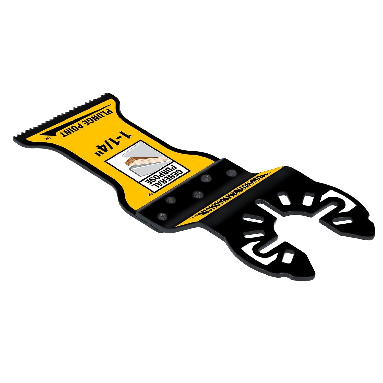 image:imageDEWALT DWA4203B Bi Metal Wood with Nails Oscillating Blade 10 pack25 Pack