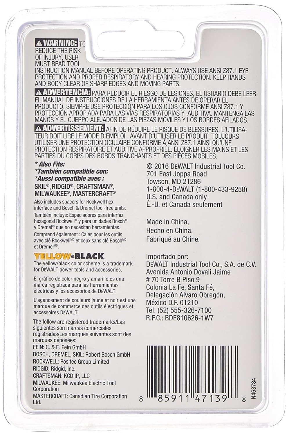 image:imageDEWALT DWA4242 Diamond Flush Cut Oscillating BladeOne Size Pack of 5