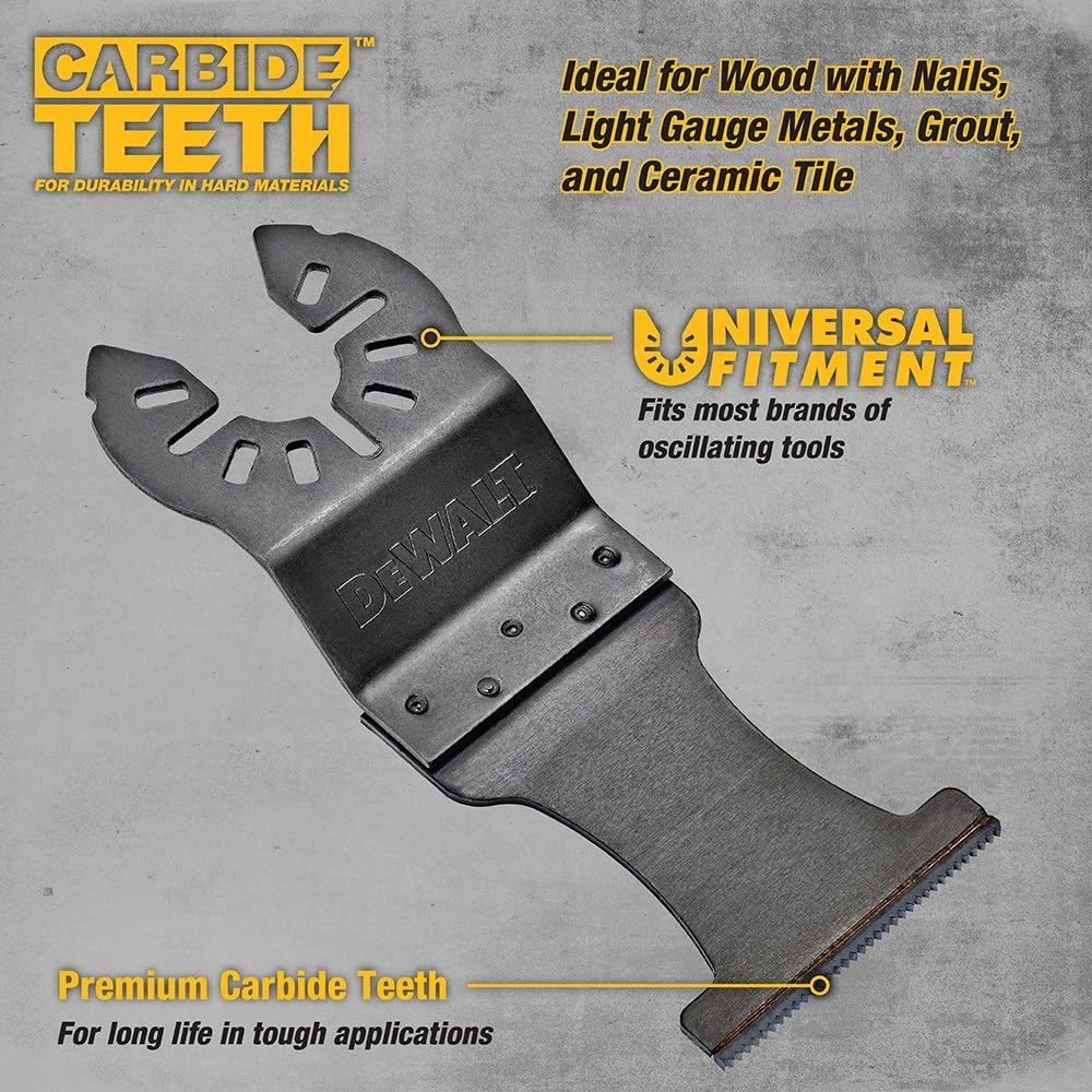 image:imageDEWALT DWA4280 Bi Metal Wood with Nails Oscillating Blade 212