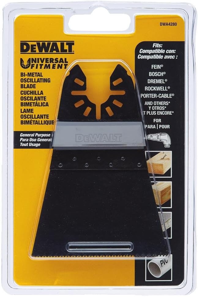 image:imageDEWALT DWA4280 Bi Metal Wood with Nails Oscillating Blade 212