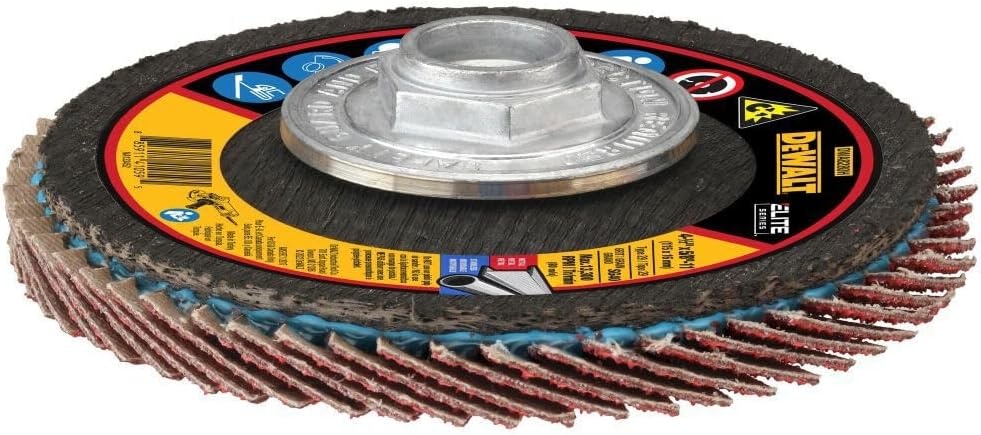 image:imageDEWALT DWA8280H 40G T29 XP Ceramic Flap Disc 412 x 5840G 58Inch Hub