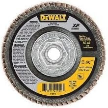 image:imageDEWALT DWA8280H 40G T29 XP Ceramic Flap Disc 412 x 5840G 58Inch Hub