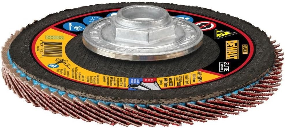 image:imageDEWALT DWA8280H 40G T29 XP Ceramic Flap Disc 412 x 5860G 58Inch Hub