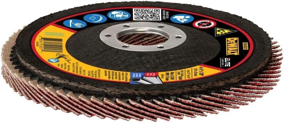 image:imageDEWALT DWA8280H 40G T29 XP Ceramic Flap Disc 412 x 5860G 78Inch Hub