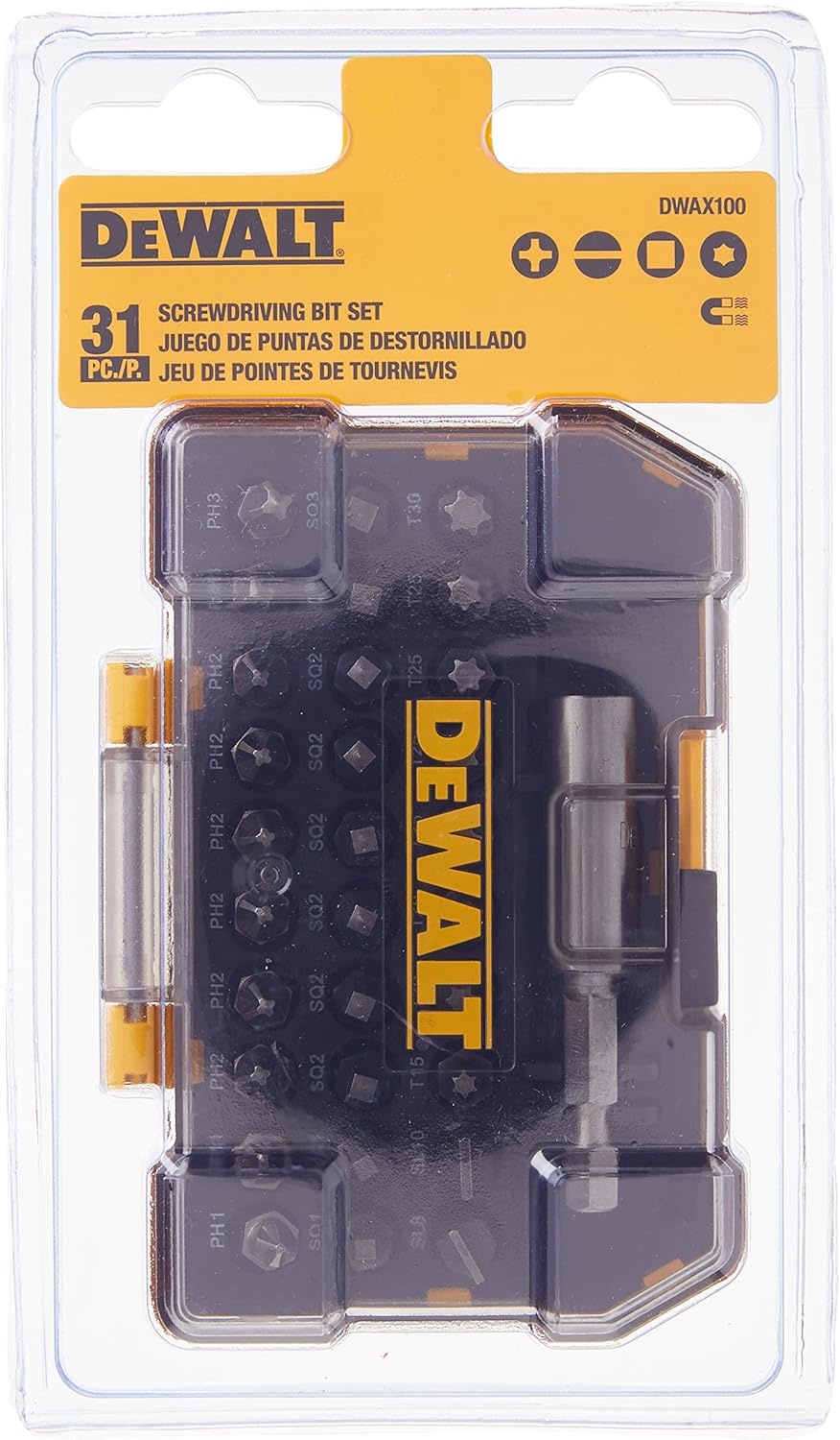 image:imageDEWALT DWAX100 Screwdriving Set 31Piece