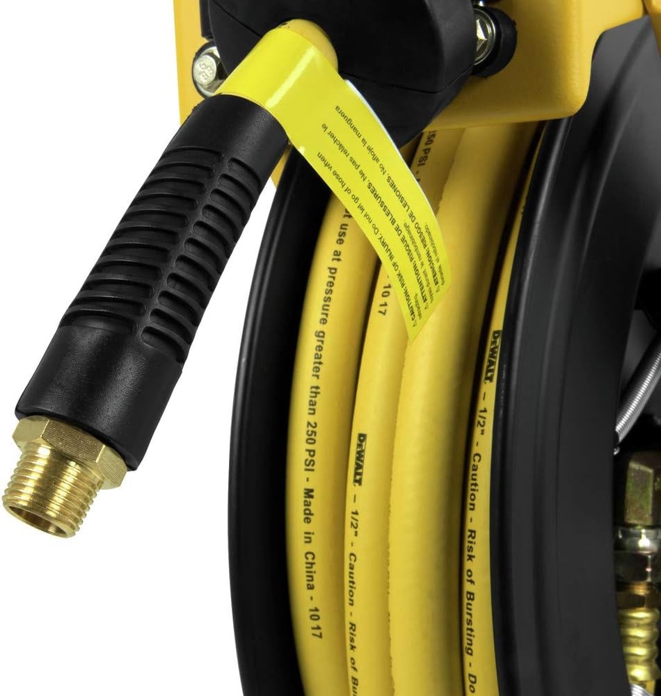 image:imageDEWALT DXCM0240344 Double Arm Hose Reel with 12 x 50 Premium Rubber HoseHose Reel