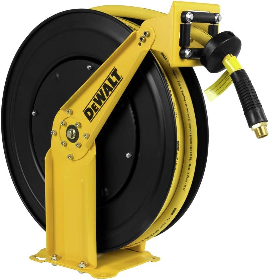 image:imageDEWALT DXCM0240344 Double Arm Hose Reel with 12 x 50 Premium Rubber HoseHose Reel