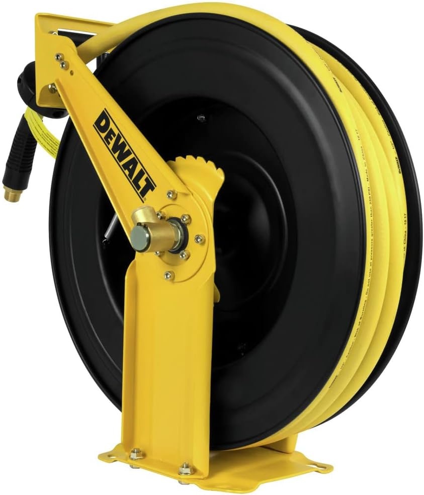 image:imageDEWALT DXCM0240344 Double Arm Hose Reel with 12 x 50 Premium Rubber HoseHose Reel