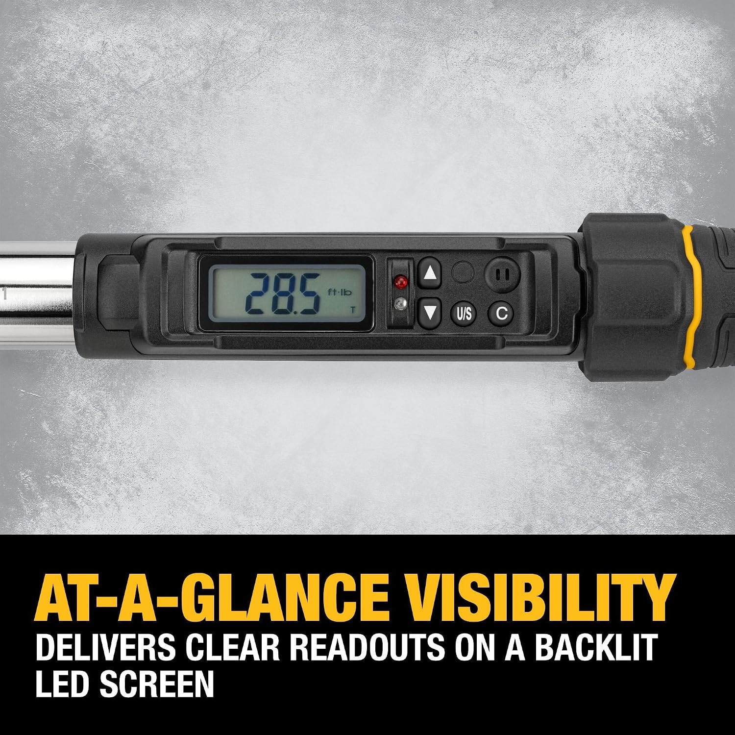image:imageDEWALT Digital Torque Wrench 38 inch Drive 20100 FTLB with Storage Case DWMT1706112 Digital