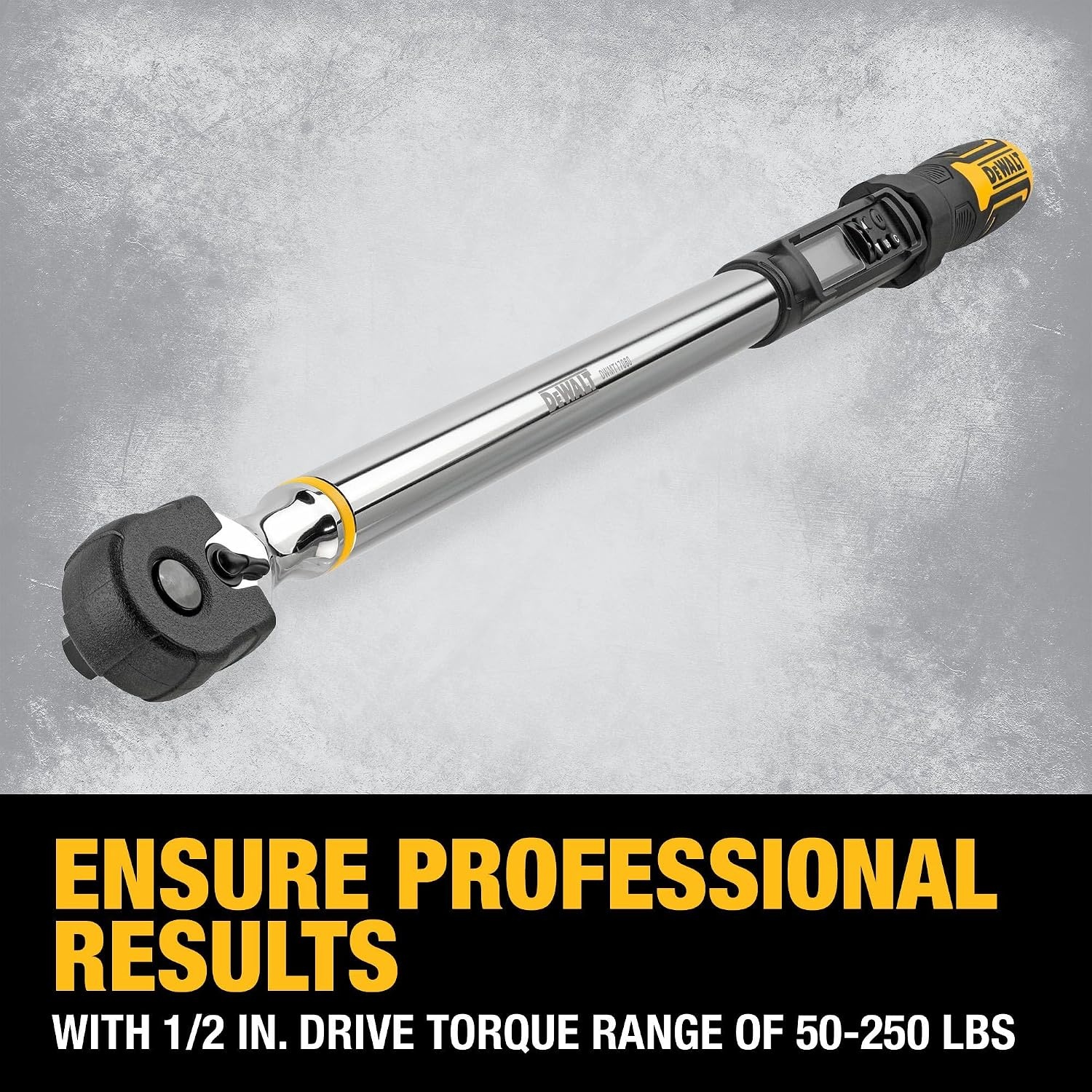 image:imageDEWALT Digital Torque Wrench 38 inch Drive 20100 FTLB with Storage Case DWMT1706112 Digital