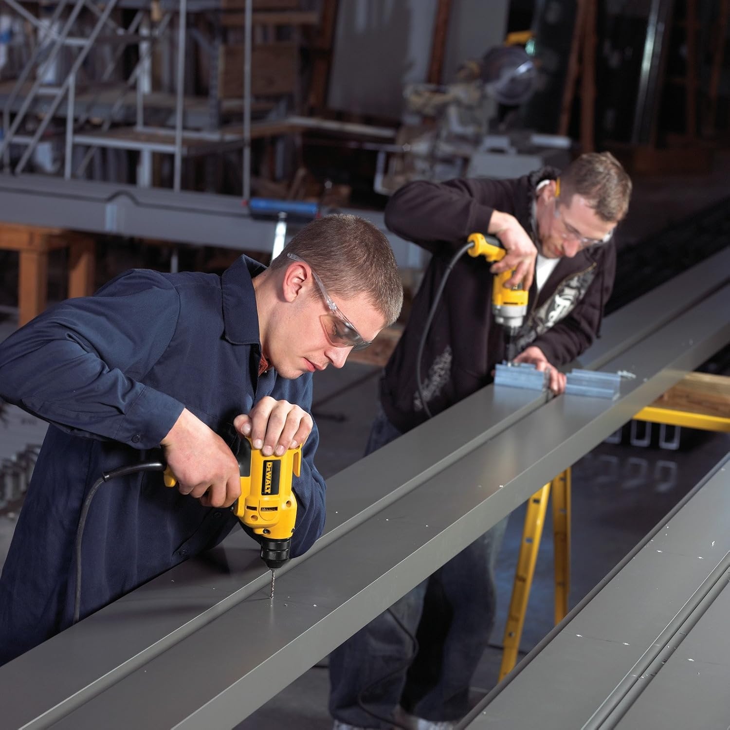 image:imageDEWALT Drill 80Amp 38Inch Variable Speed Trigger MidHandle Grip for Comfort Corded DWD115K Corded Drill