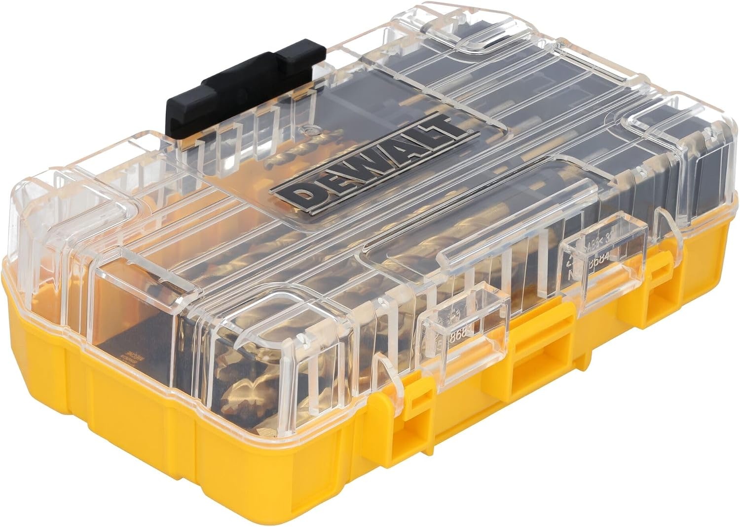 image:imageDEWALT Drill Bit Set 21 Pc Titanium Nitride Coated Pilot Point DEWALT Bit Set with Case for Wood Metal and Plastic DW1361One Size Pack of 5