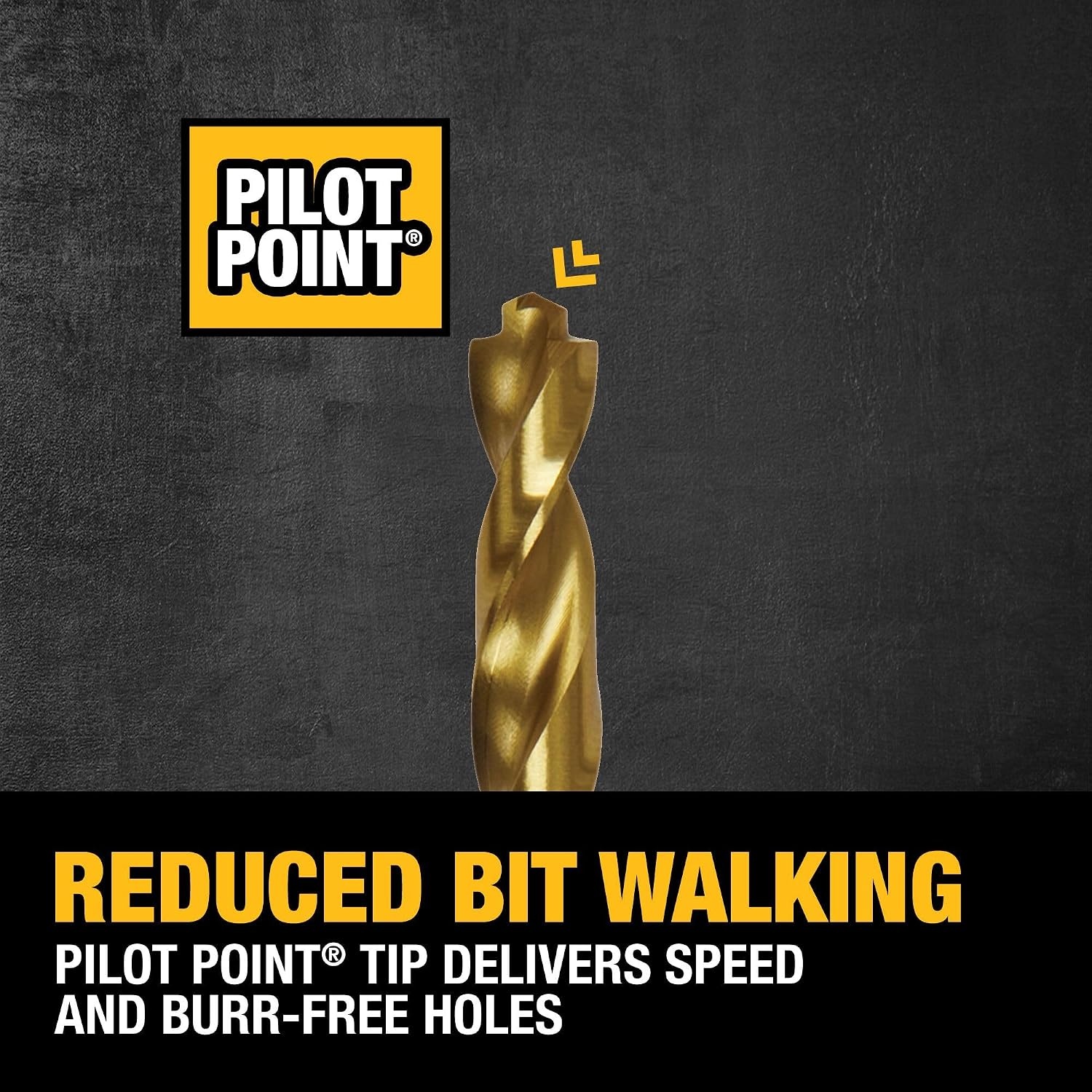 image:imageDEWALT Drill Bit Set Titanium Nitride Coated 14Piece DW1354DW1354