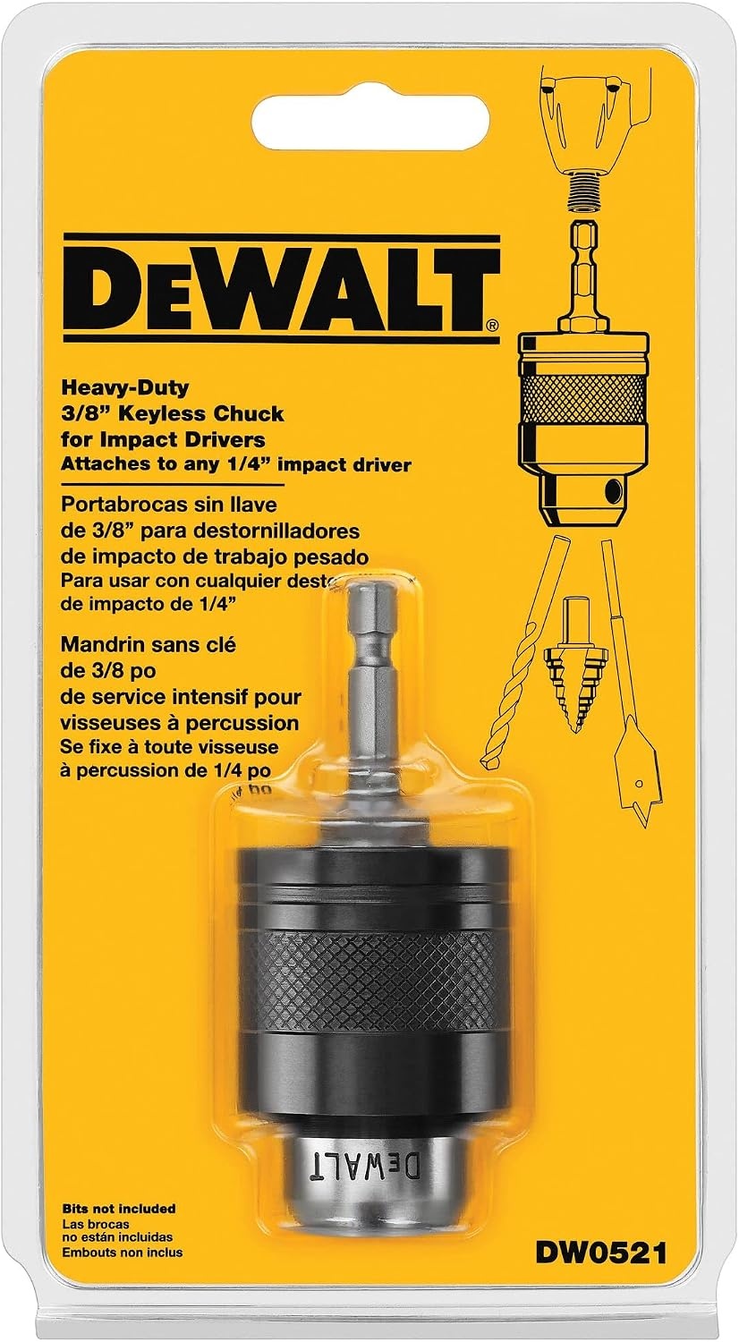 image:imageDEWALT Drill Chuck for Impact Driver Quick Connect DW0521One Size