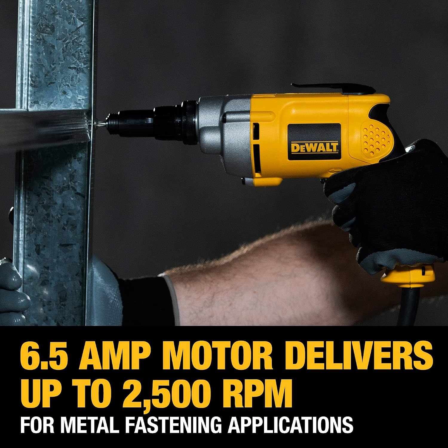 image:imageDEWALT Drywall Screw Gun 65Amp DW268 YellowScrewdriver Only