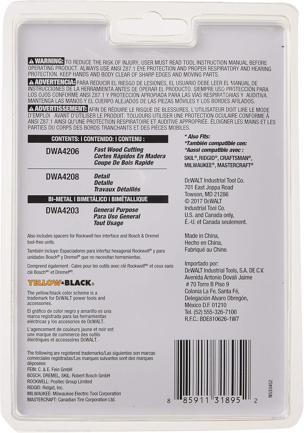 image:imageDEWALT Dwa4215 Oscillating 3Piece