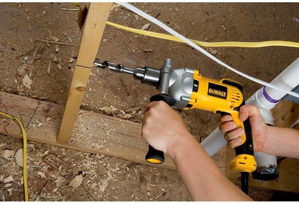 image:imageDEWALT Electric Drill PistolGrip 12Inch 10Amp DWD210G YellowPistolGrip Drill