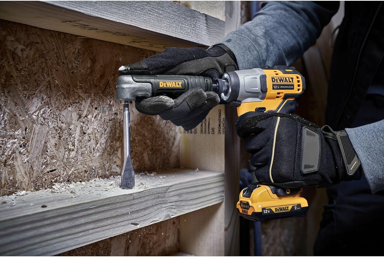 image:imageDEWALT FLEXTORQ Right Angle Drill Adapter 2in1 Attachment for Impact Driver DWAMRAFTOne Size Pack of 5