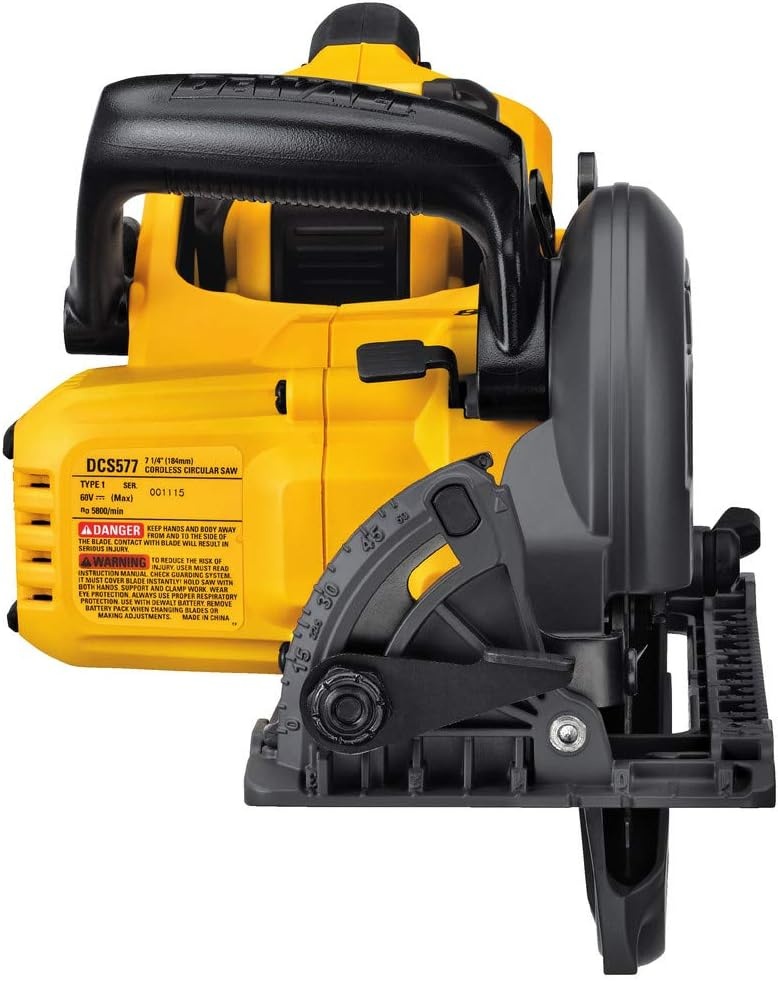 image:imageDEWALT FLEXVOLT 60V MAX Circular Saw Kit 714Inch Worm Style 90Ah Battery DCS577X1