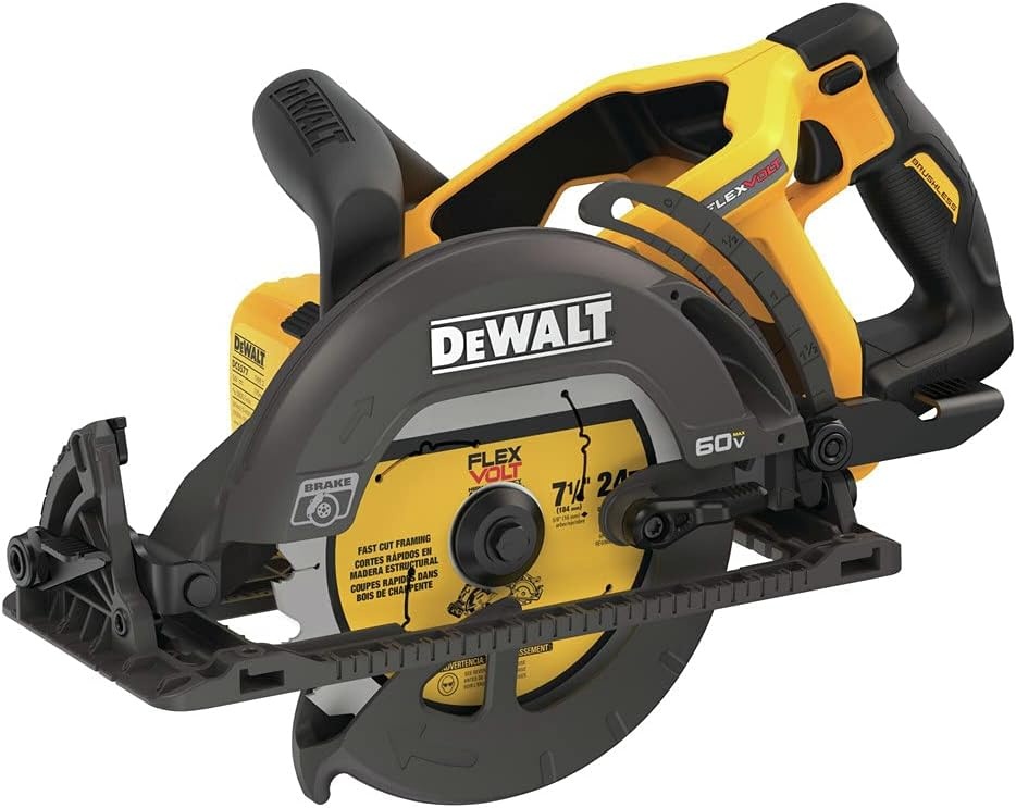 image:imageDEWALT FLEXVOLT 60V MAX Circular Saw for Framing 714Inch Tool Only DCS577B