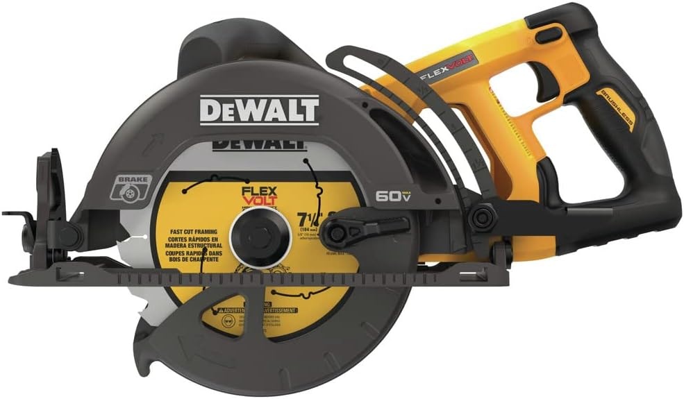 image:imageDEWALT FLEXVOLT 60V MAX Circular Saw for Framing 714Inch Tool Only DCS577B