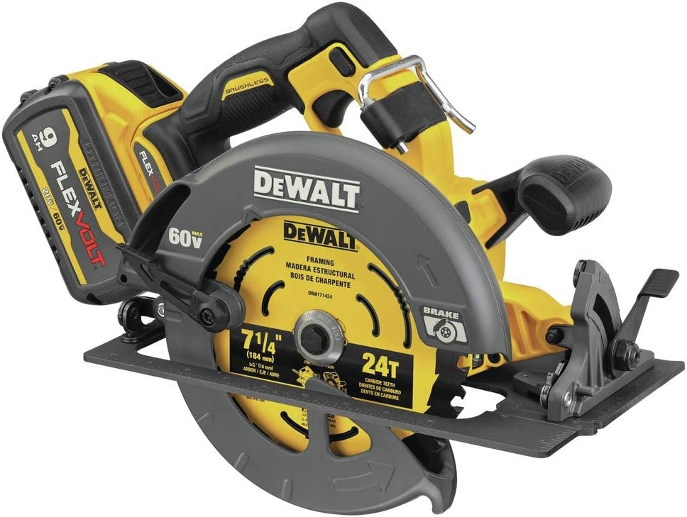 image:imageDEWALT FLEXVOLT 60V MAX Circular Saw with Brake Kit 714Inch DCS578X1