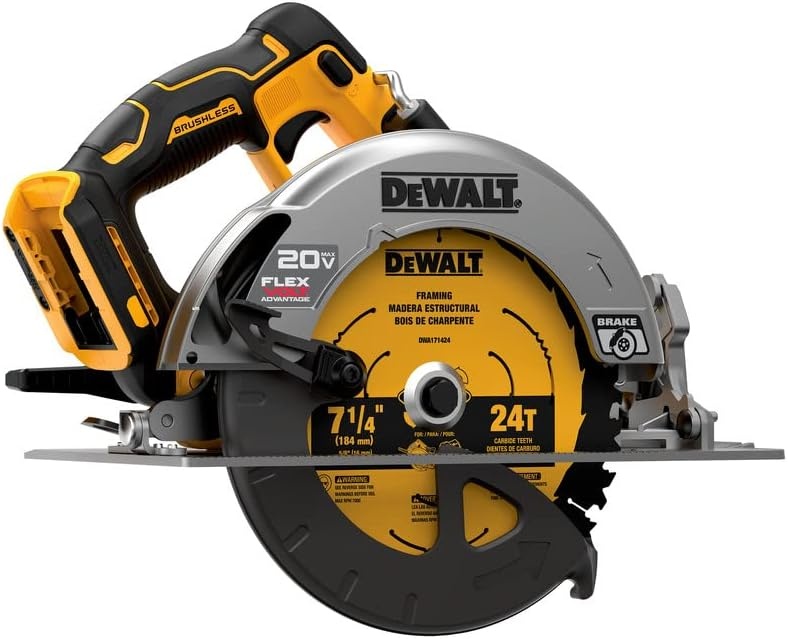image:imageDEWALT FLEXVOLT ADVANTAGE 20V MAX Circular Saw 714Inch Cordless Tool Only DCS573B